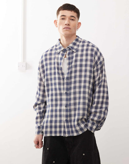 Boxy Fit Check Shirt