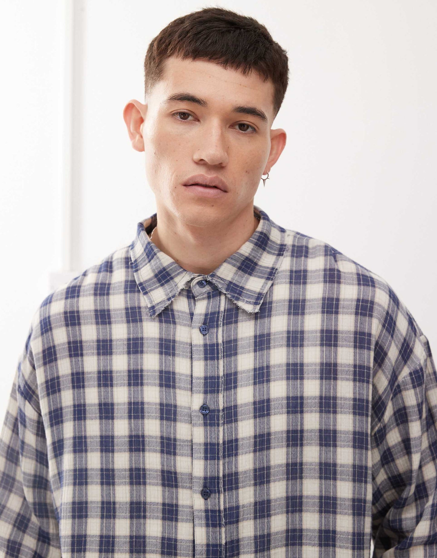 Boxy Fit Check Shirt