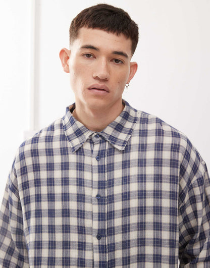 Boxy Fit Check Shirt