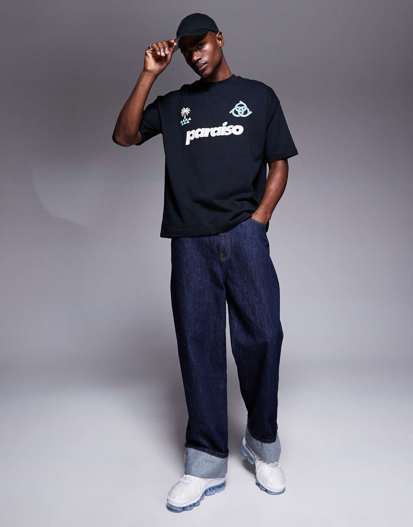 Oversized T-Shirt With Sports Graphic