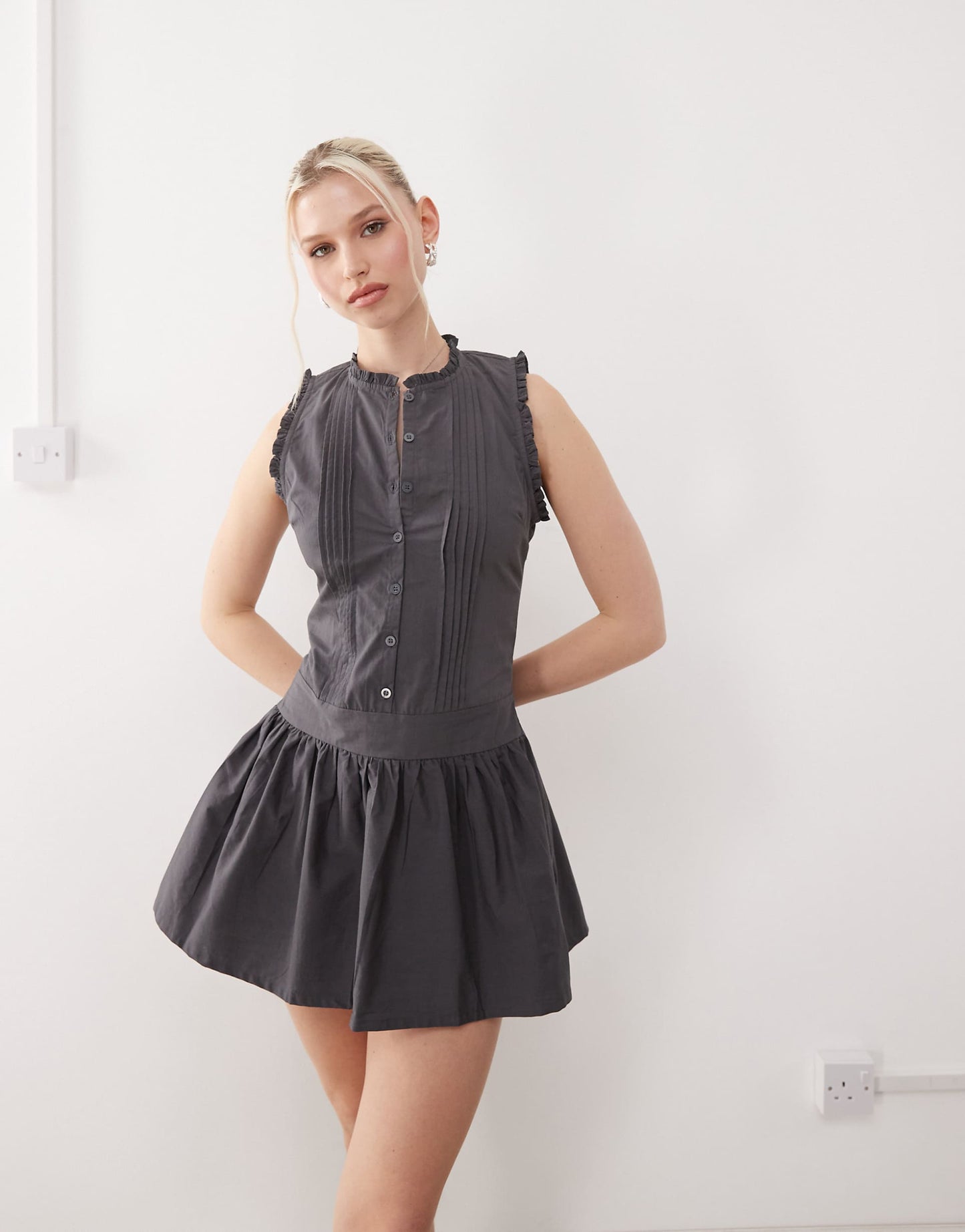 Dayara Pintuck Mini Dress