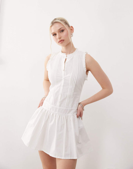 Dayara Pintuck Mini Dress