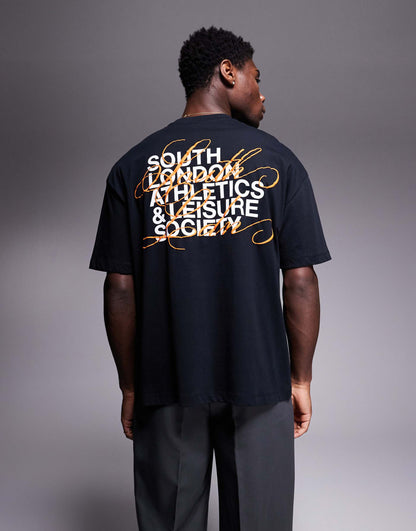 Oversized T-Shirt With Text Graphic