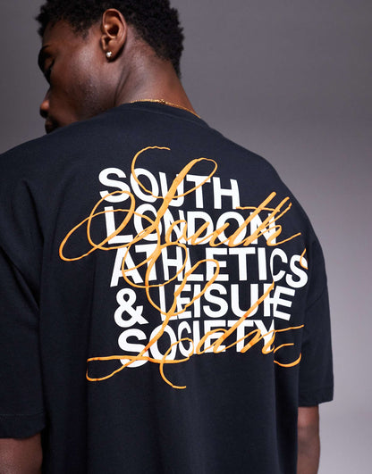 Oversized T-Shirt With Text Graphic