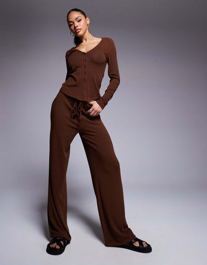 Co-Ord Wide Leg Trouser