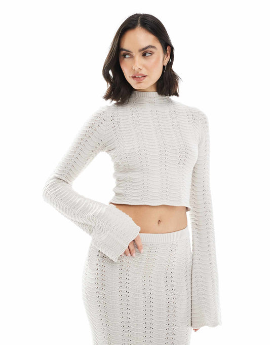 Open Knit Top Co-Ord