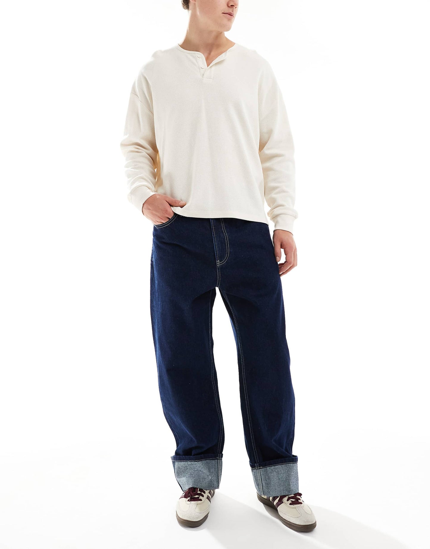 Turn Up Straight Jean