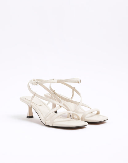 Kitten Heel Strappy Sandals