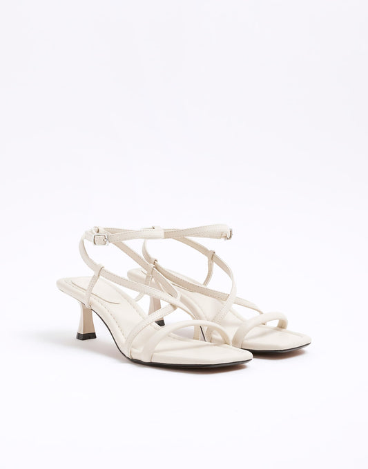 Kitten Heel Strappy Sandals