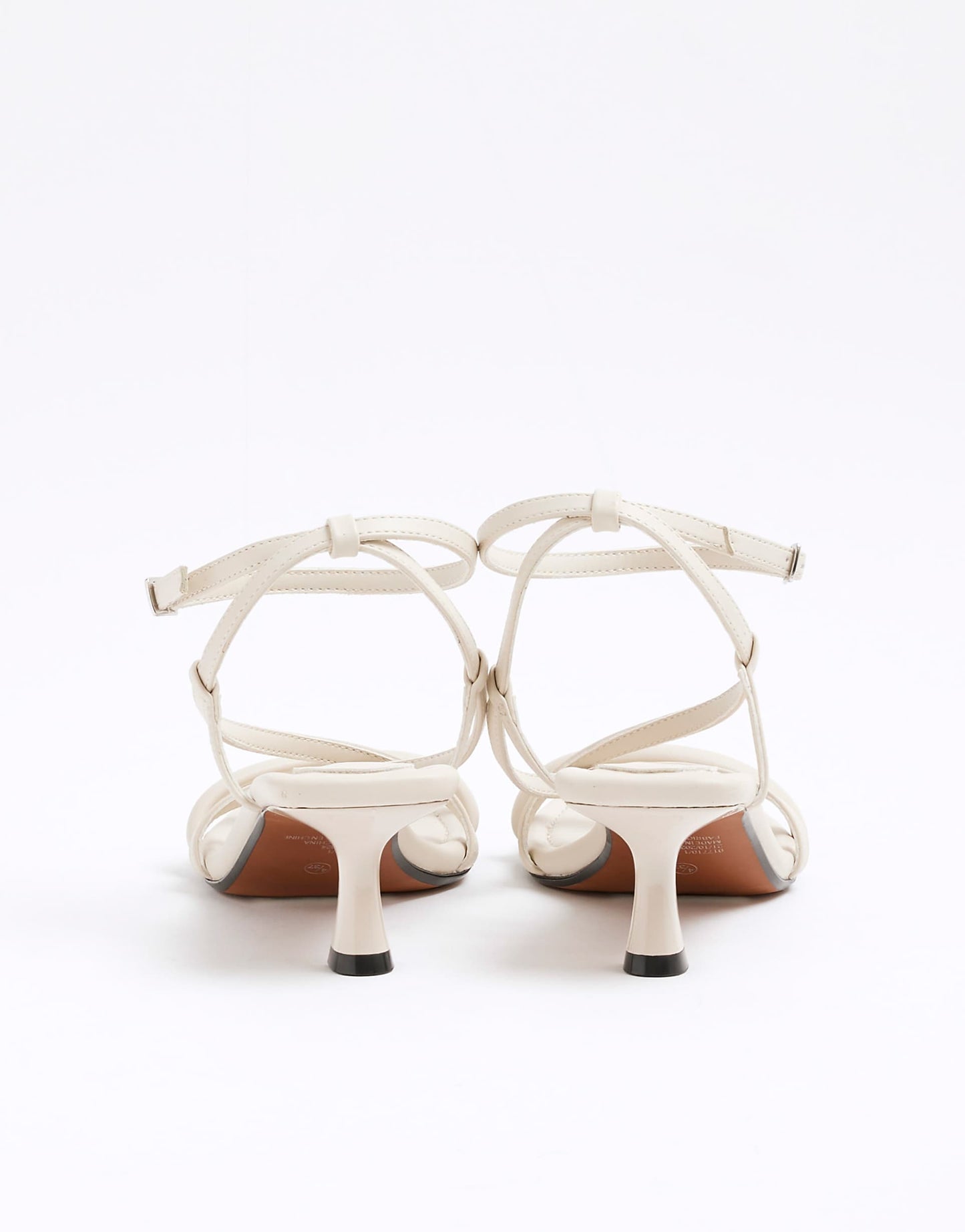 Kitten Heel Strappy Sandals