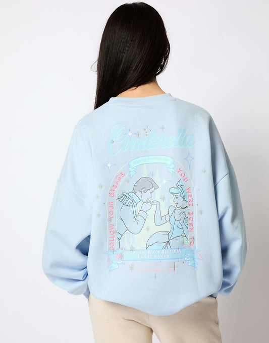 London Disney Cinderella Follow Your Dreams Sweatshirt