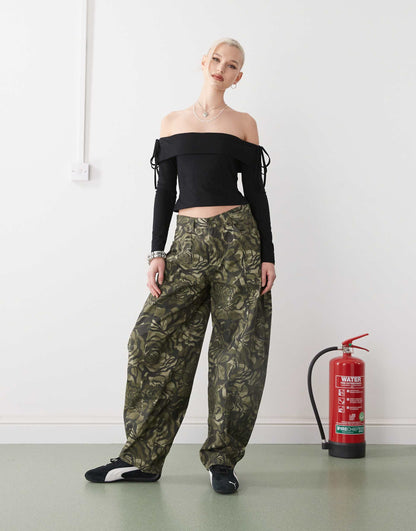 Off Shoulder Top With Shoulder Bow Detail