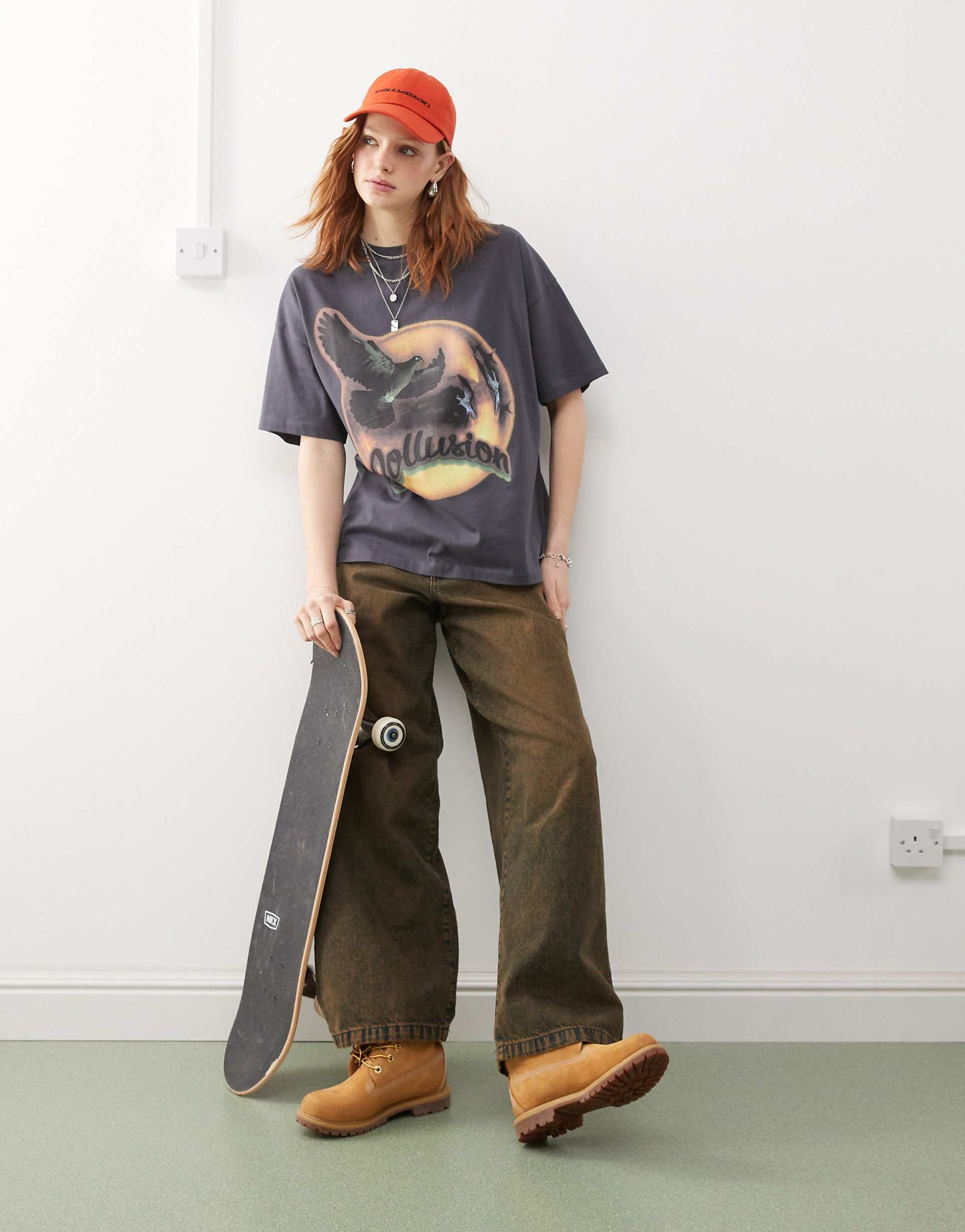 Printed Boxy T Shirt