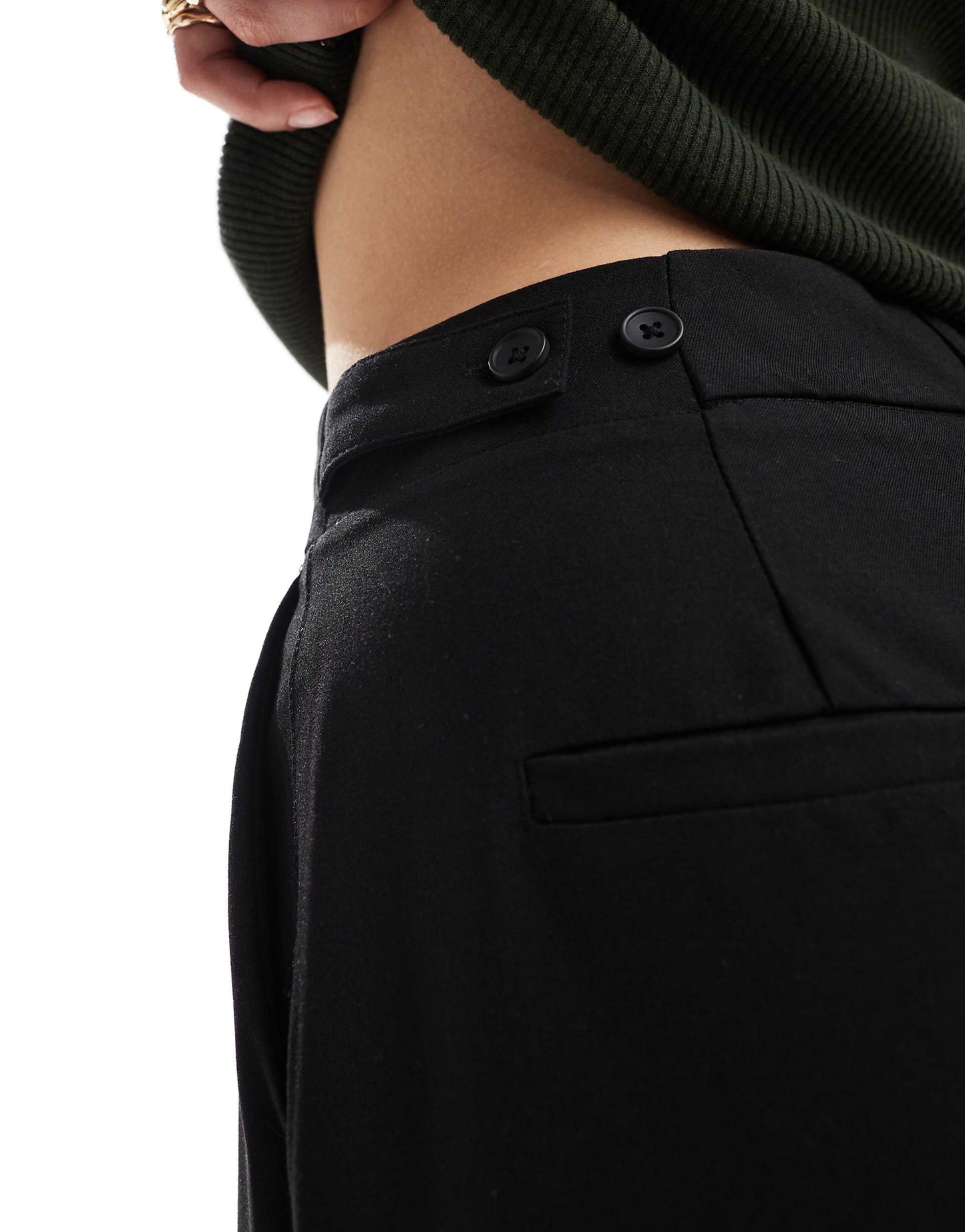 Tall Pleated Wide Leg Trousers