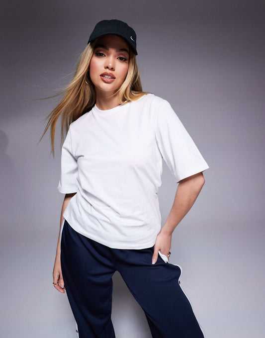 Fitted Waist T-Shirt With Wrap Cut Out Back Detail
