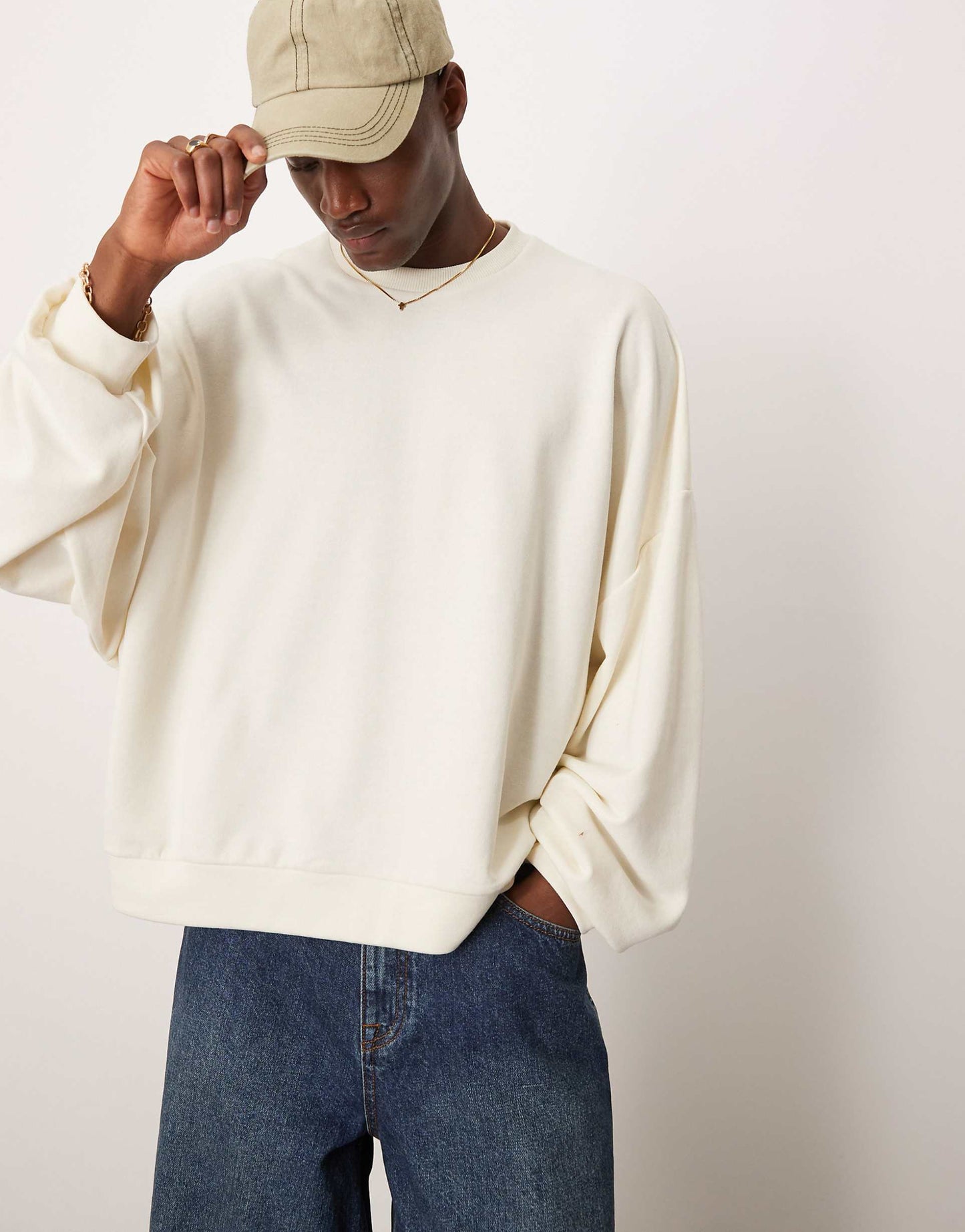 Extreme Oversized Boxy Lightweight Sweatshirt