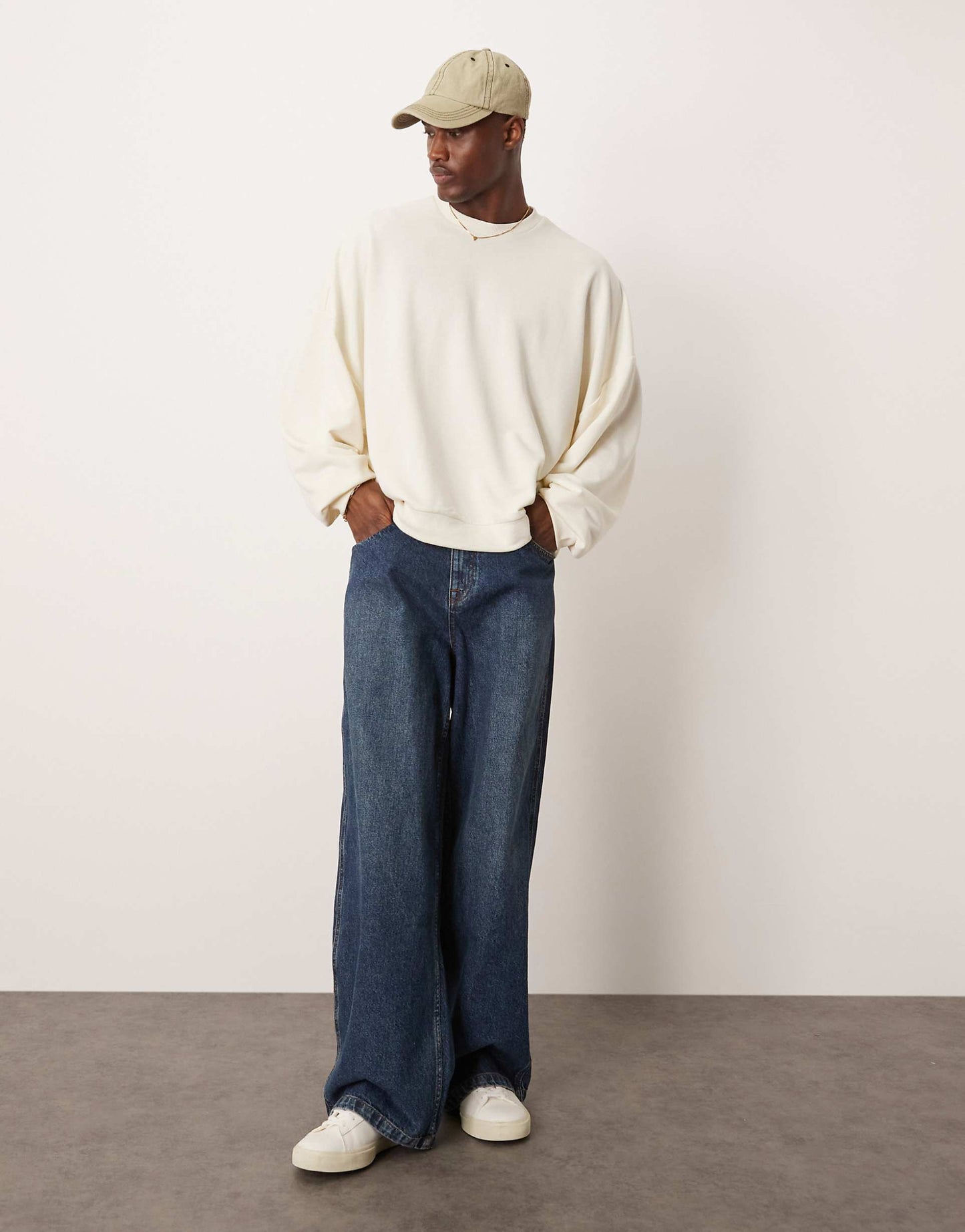 Extreme Oversized Boxy Lightweight Sweatshirt