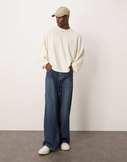 Extreme Oversized Boxy Lightweight Sweatshirt