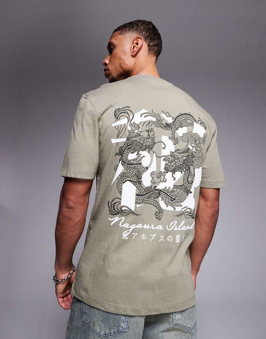 Nagura Island Print T-Shirt