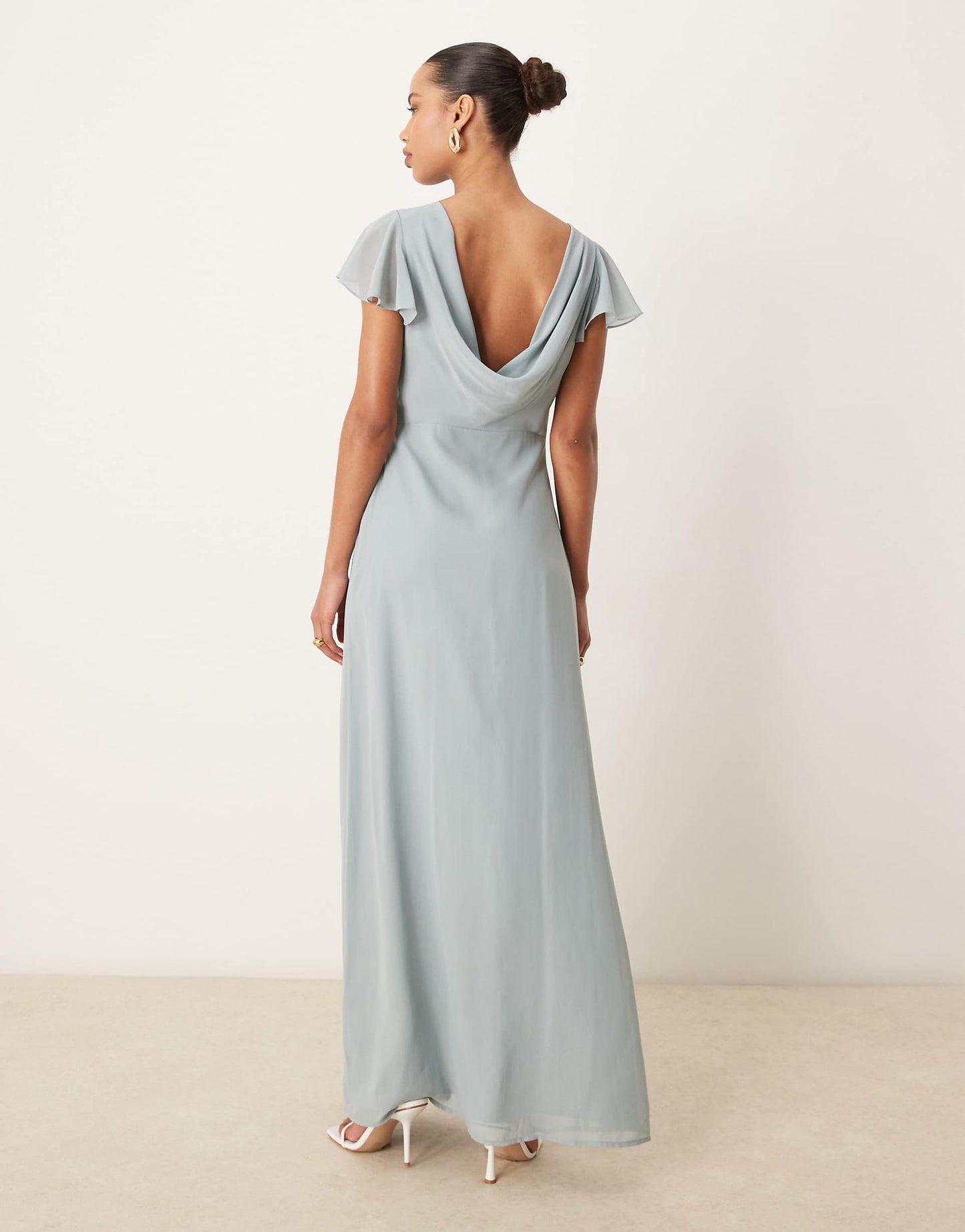 Cowl Back Maxi Dress