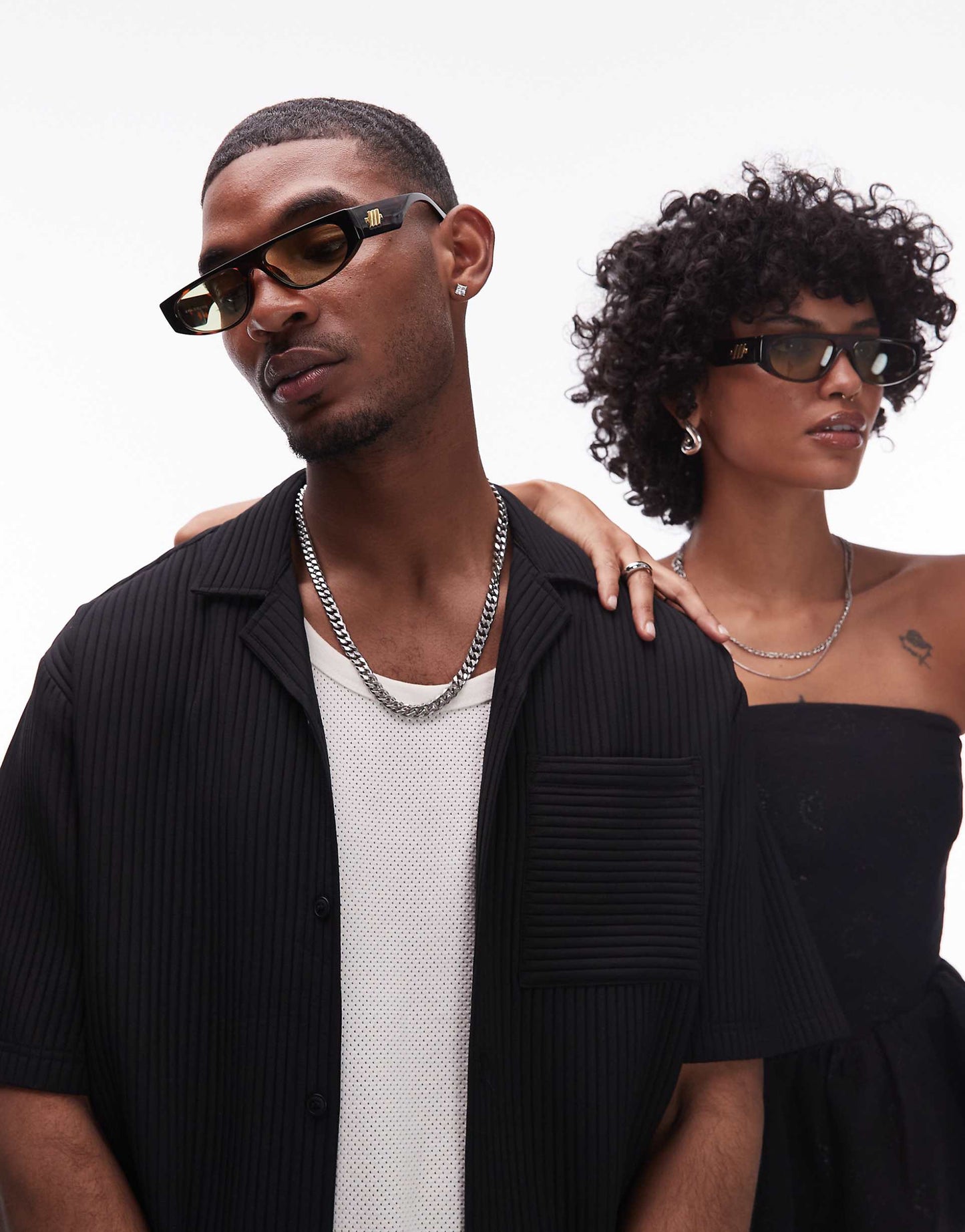 Le Ritual Slim Round Sunglasses