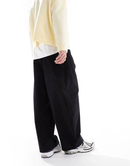 Oversized Baggy Fit Canvas Trouser