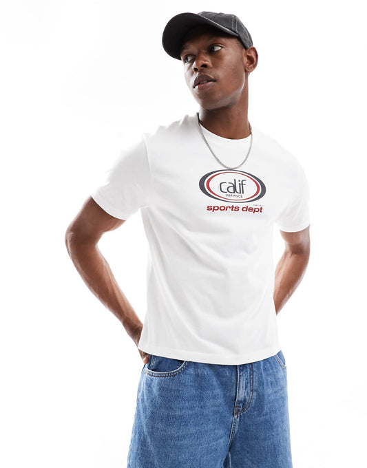 Boxy Standard Fit T-Shirt With Sports Graphic