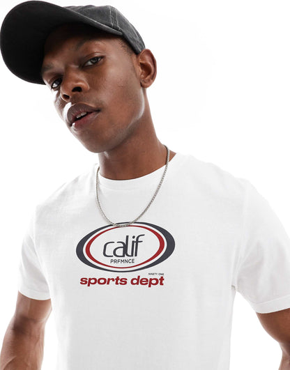 Boxy Standard Fit T-Shirt With Sports Graphic
