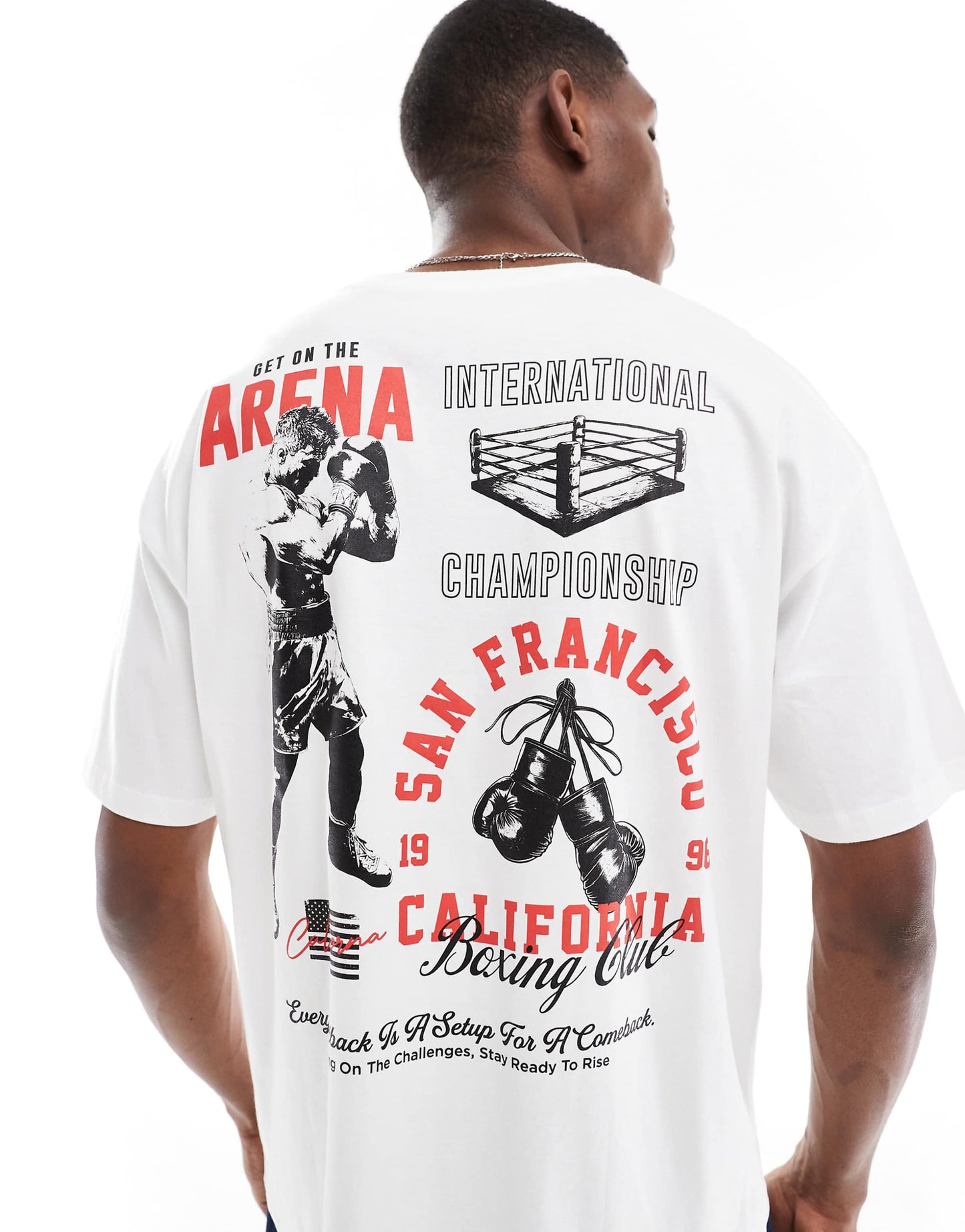 Oversized T-Shirt With Sports Graphic