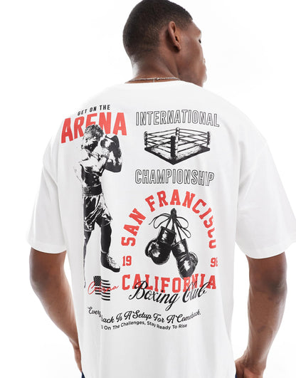 Oversized T-Shirt With Sports Graphic