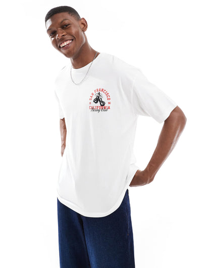 Oversized T-Shirt With Sports Graphic