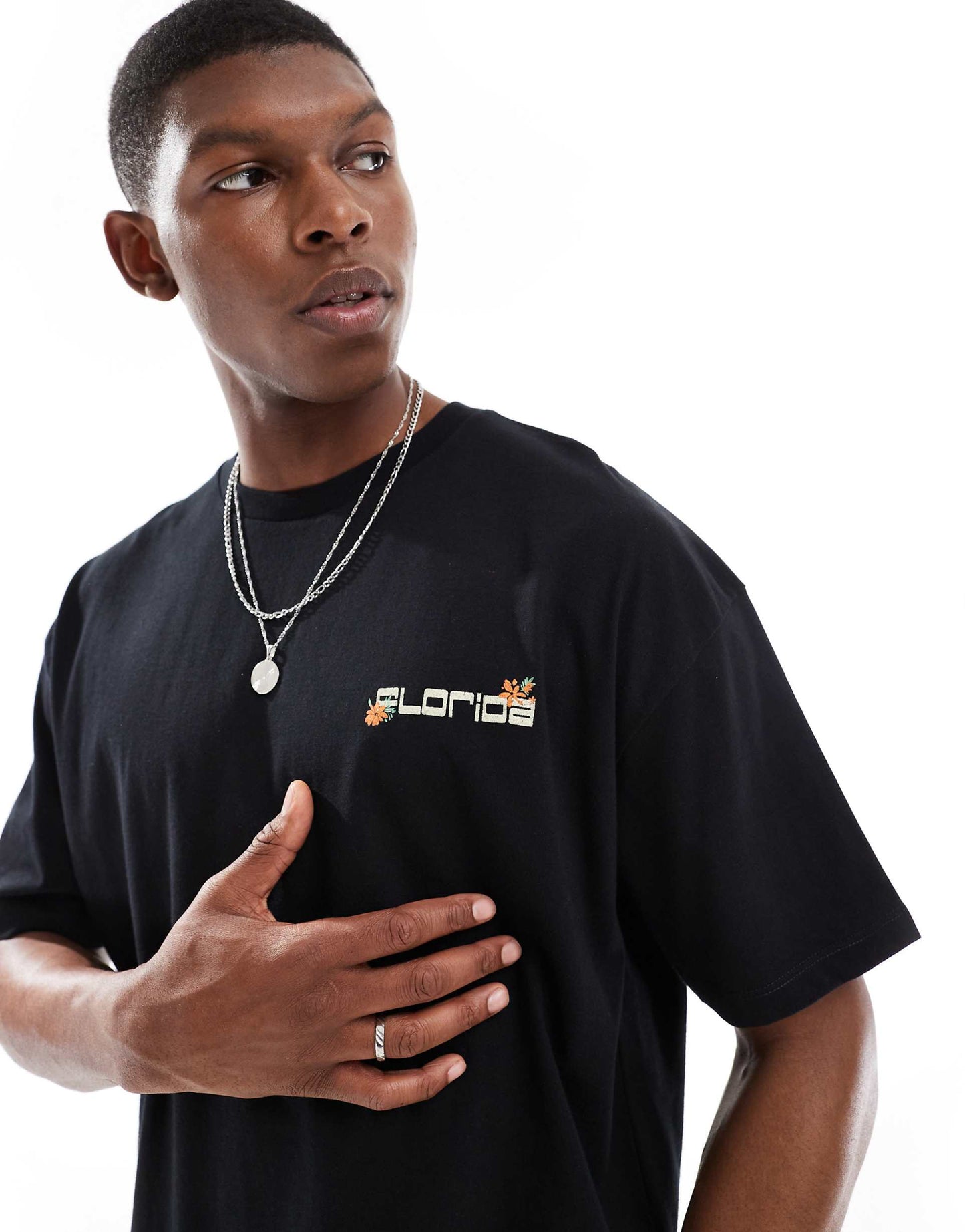 Oversized T-Shirt With Summer Graphic