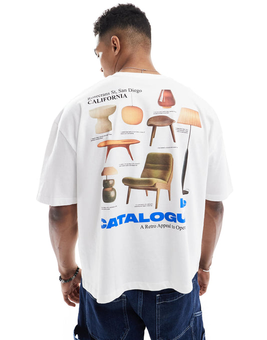 Boxy Oversized T-Shirt With Back Graphic