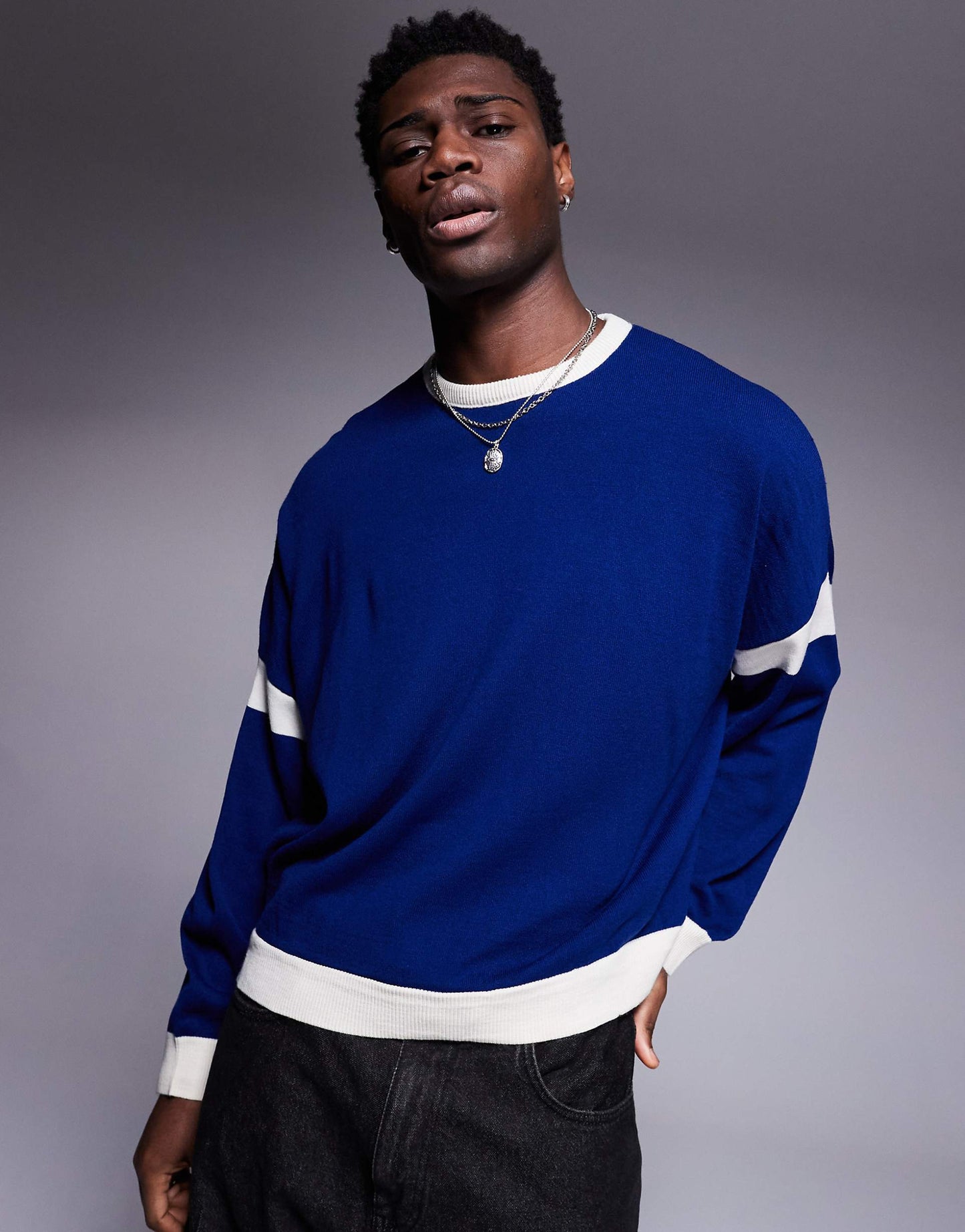 Super Oversized Boxy Crew Neck Jumper