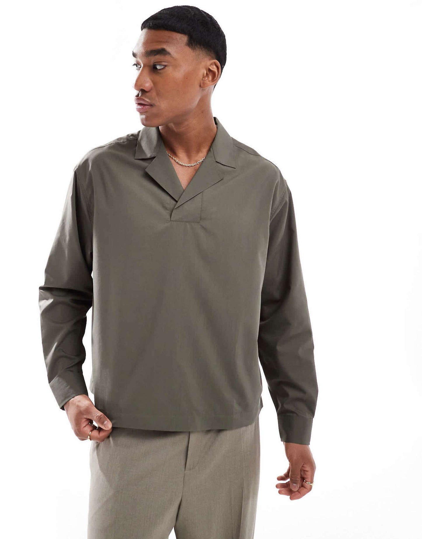 Oversized Overhead Boxy Shirt