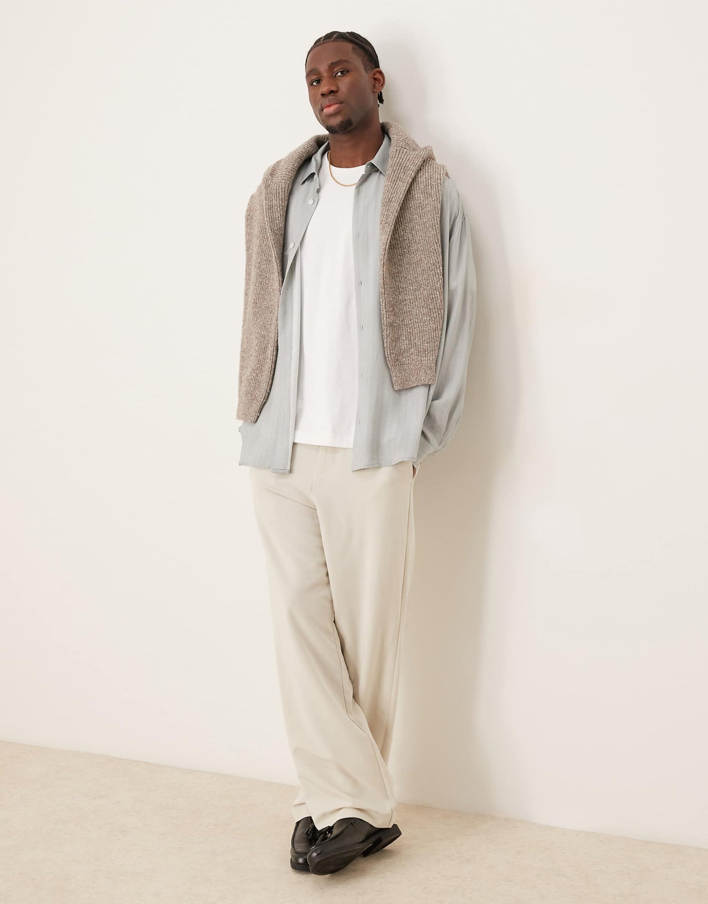 Oversized Shirt With Embroidery