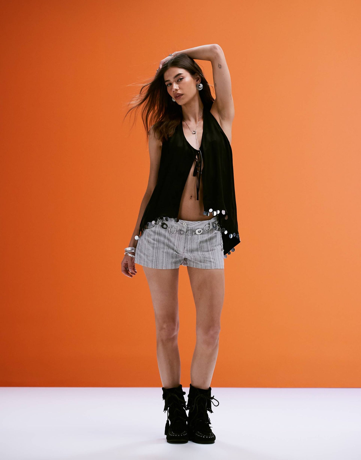 Spritz Sequin Edge Cami Top Co-Ord