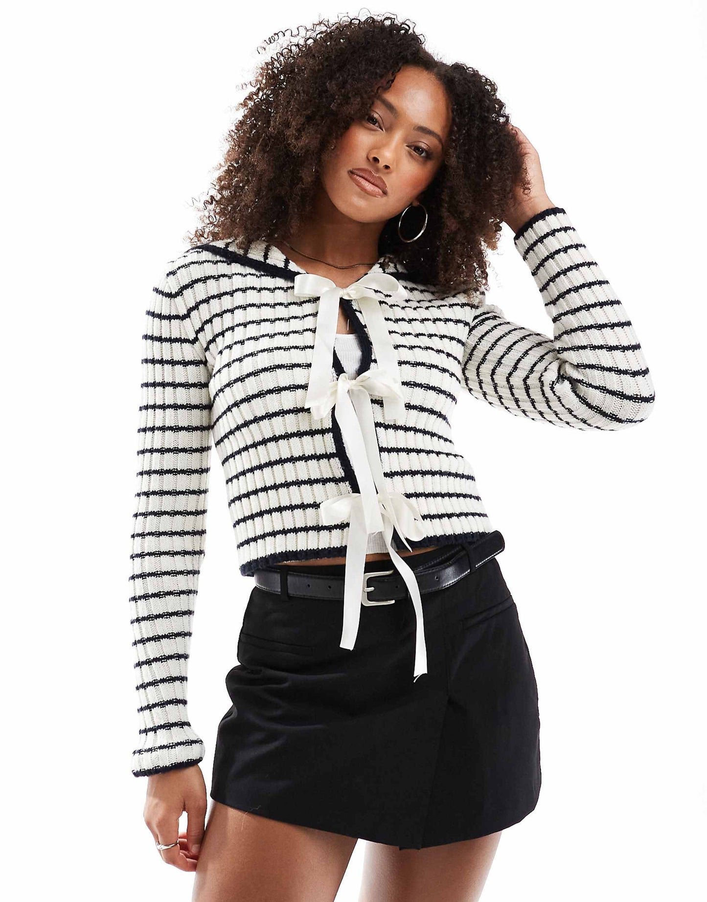 Striped Sailor Cardigan