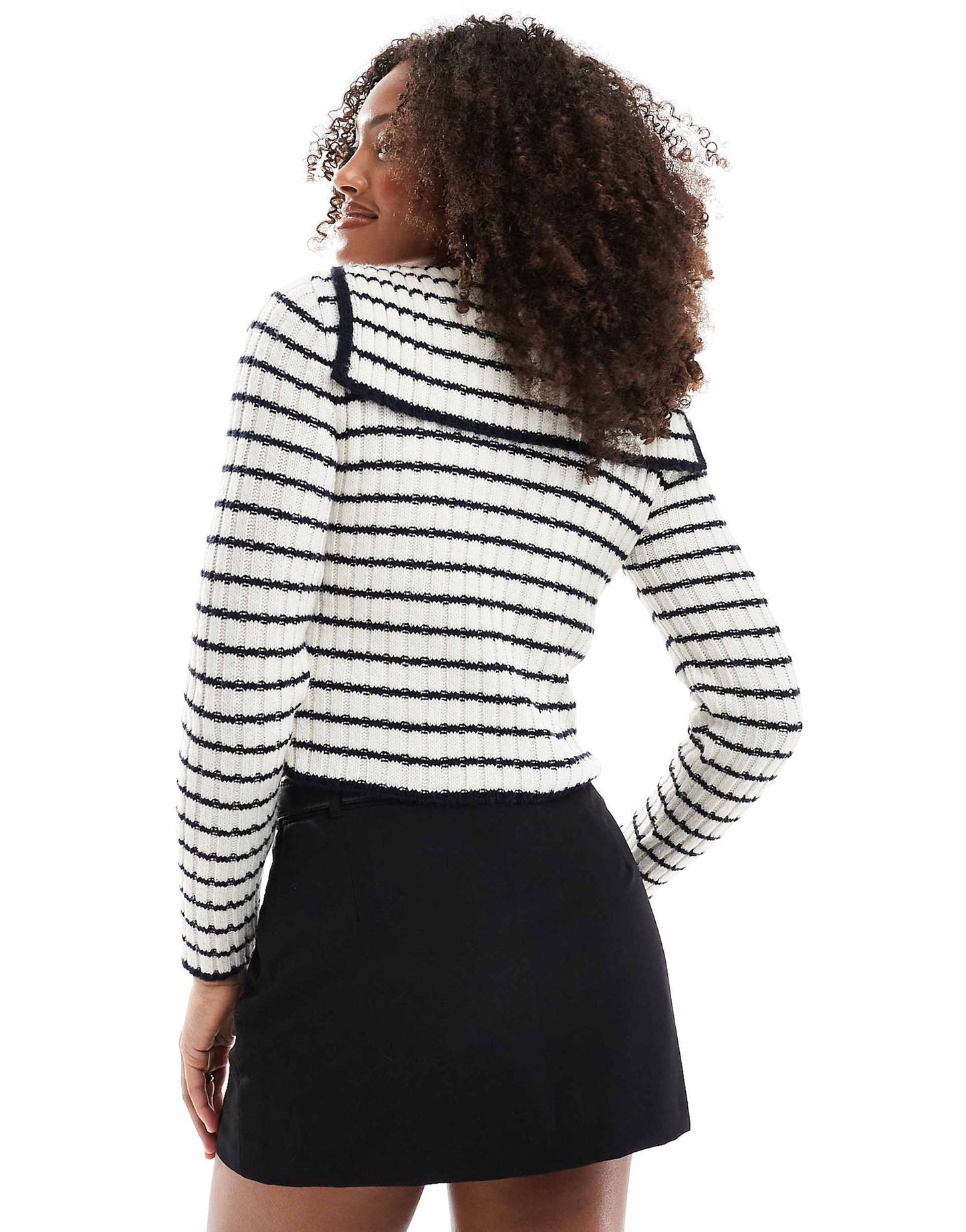 Striped Sailor Cardigan