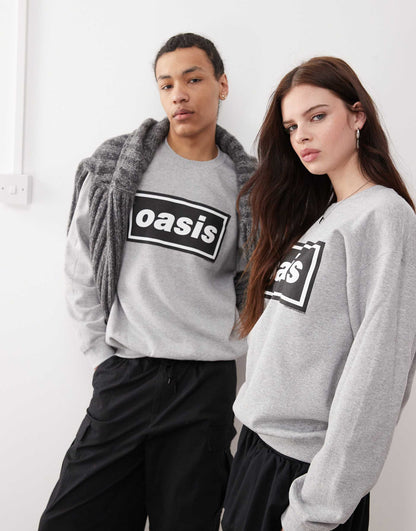 Unisex Oasis Licensed Oversized Sweat