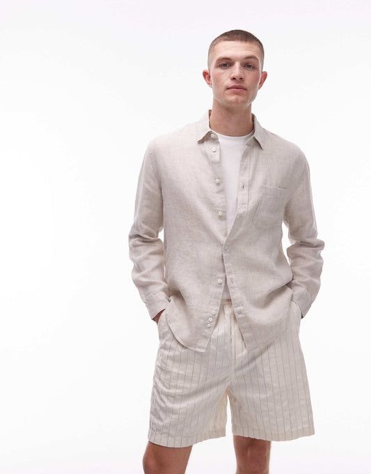 Regular Fit Linen Shirt