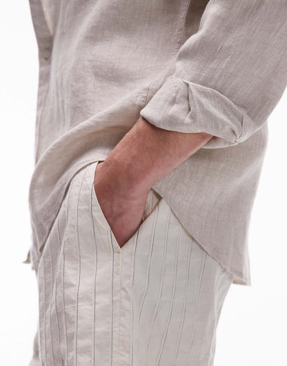 Regular Fit Linen Shirt