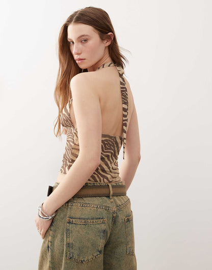 Costra Animal Print Top