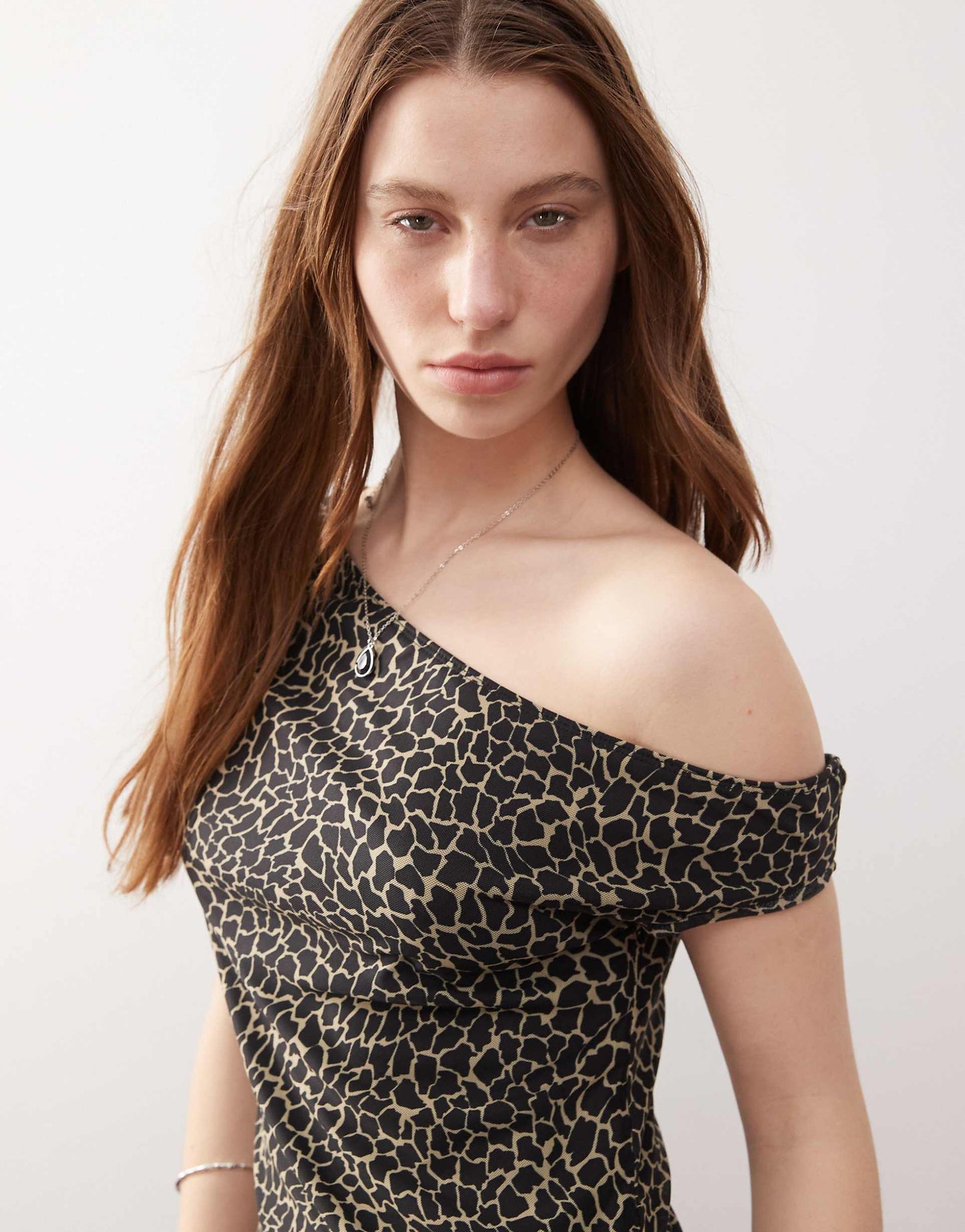 Jaridah Giraffe Print Top