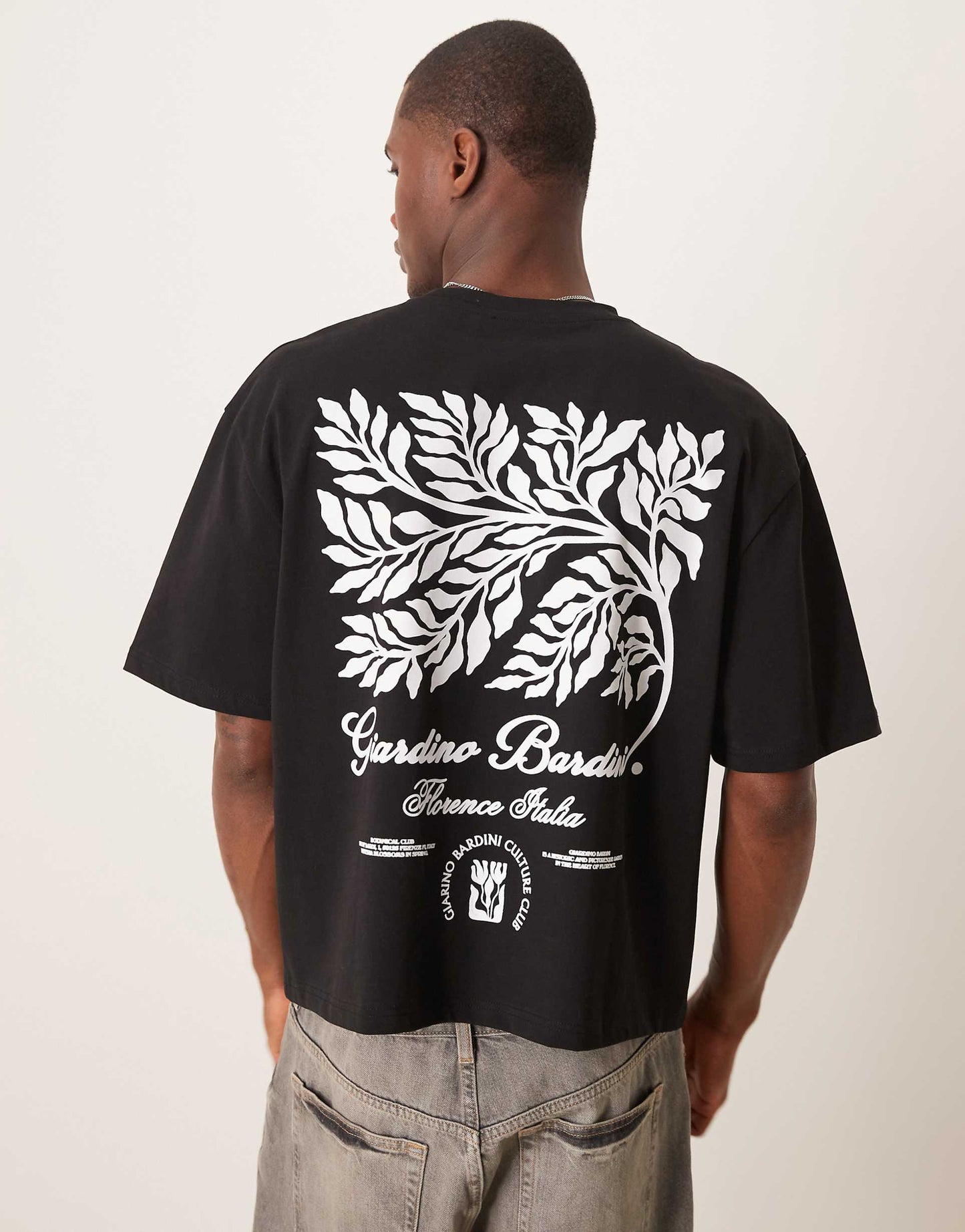 Boxy Oversized Heavyweight T-Shirt With Print