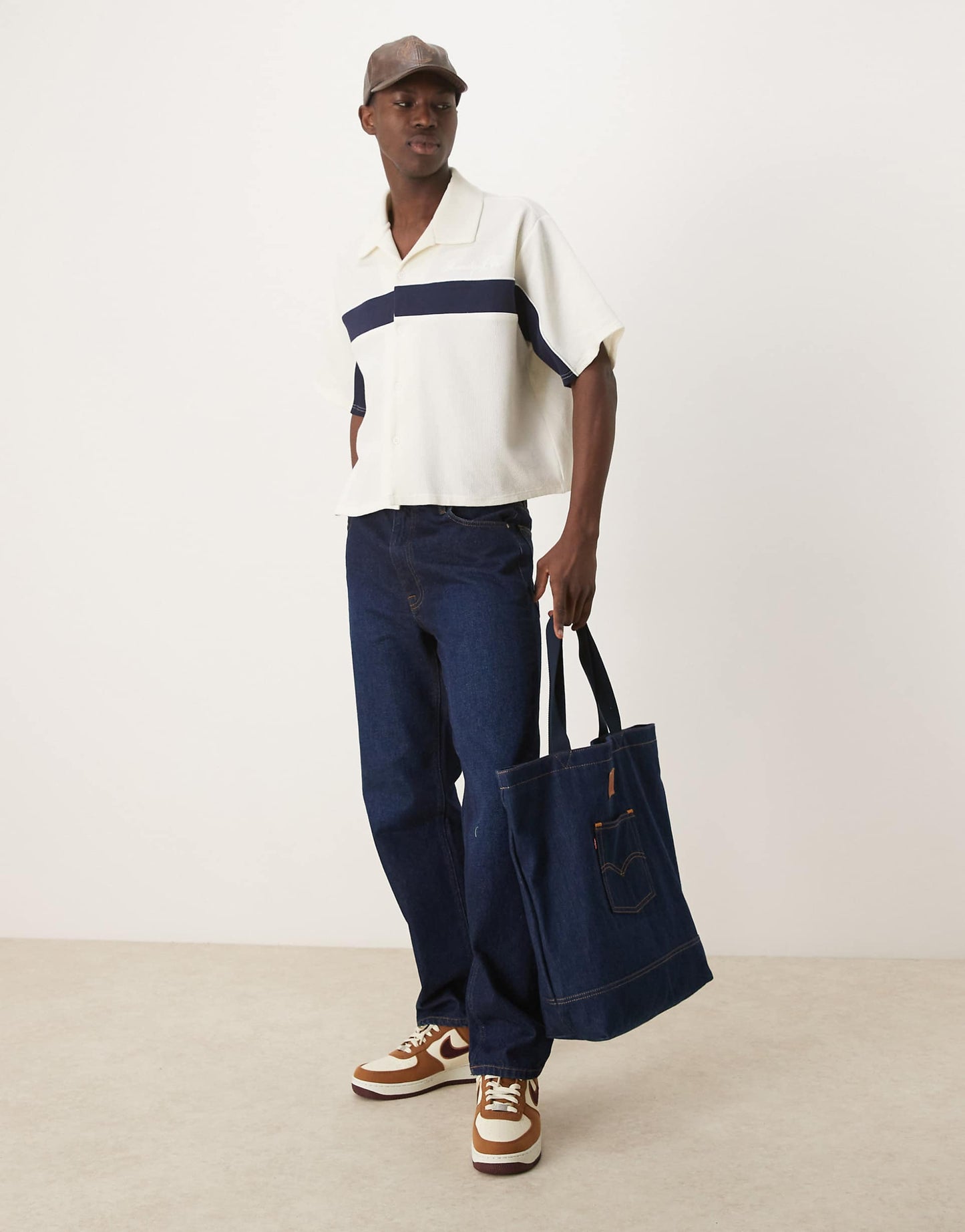 Boxy Oversized Shirt With Panels