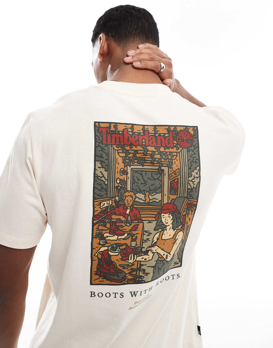 Washed Boot Lab Back Graphic Tee