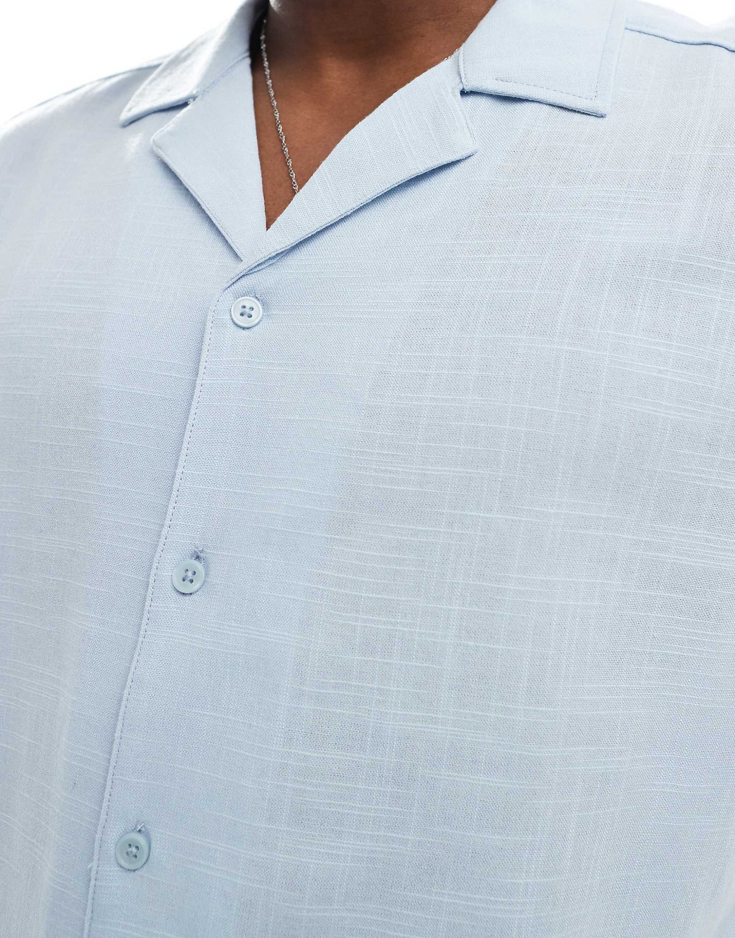 Boxy Fit Revere Collar Shirt