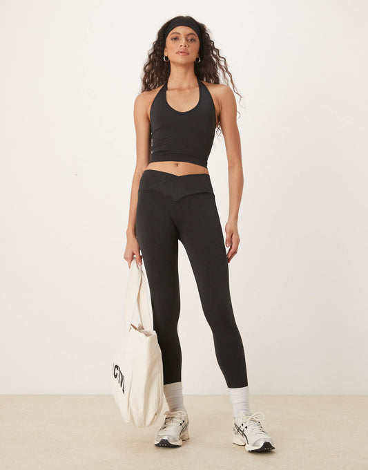 Sculpt Seamless Wrap Waist Scrunch Leggings