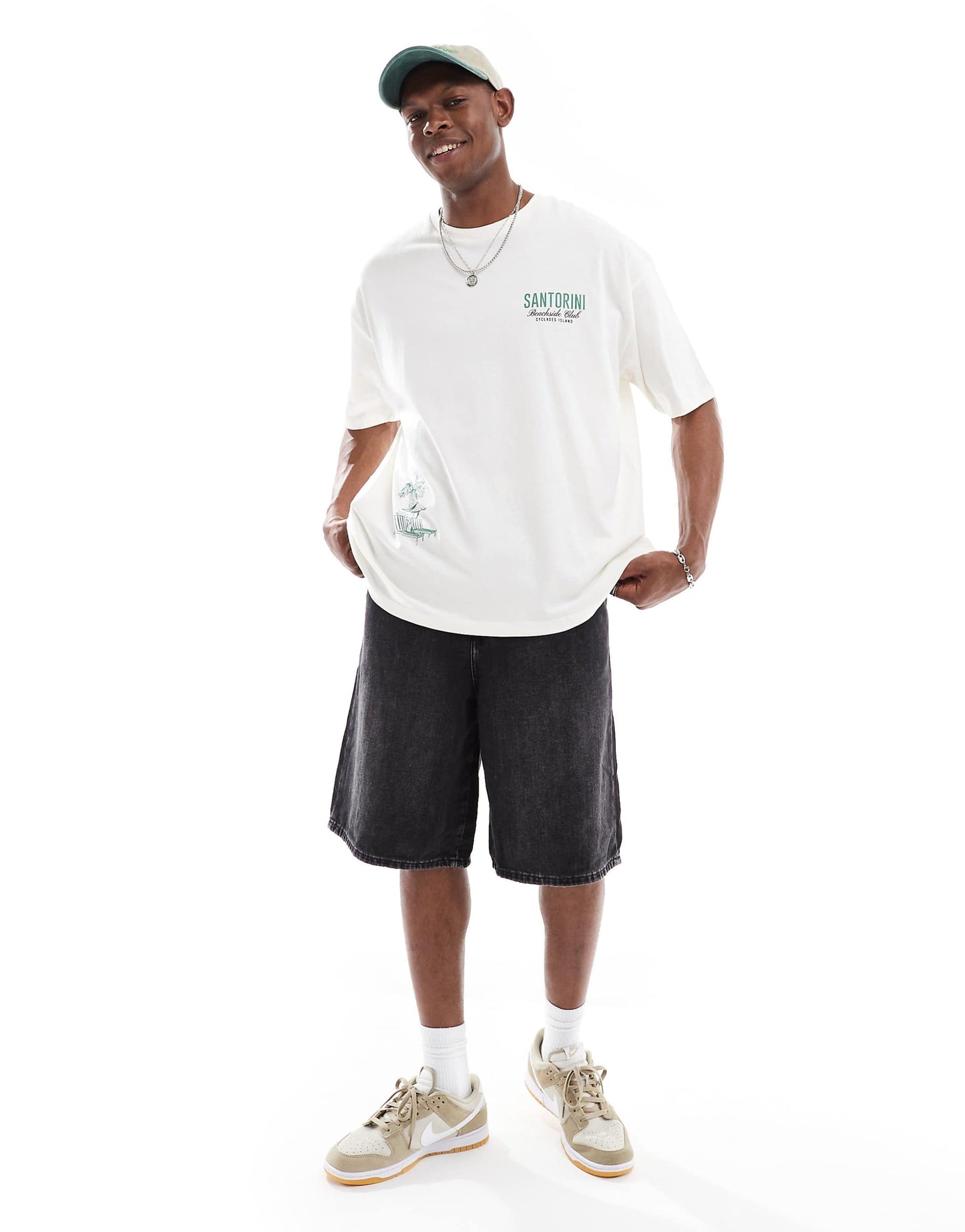 Oversized T-Shirt With Summer Graphic